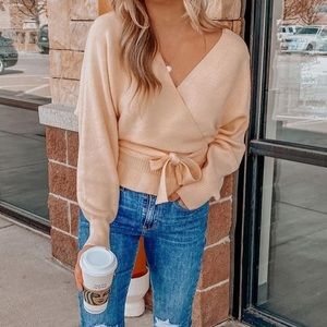Lulus Wrap Sweater